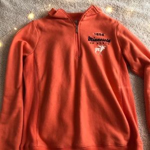 Coral Minnesota Quarter Zip